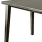 Rectangular Wooden Dining Table with Tapered Block Legs Gray By Casagear Home BM233841