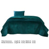Bann 2 Piece Twin Quilt Set with Geometric Design Green By Casagear Home BM233897