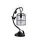 Table Lamp | Arc Design Metal | Birdcage Shade | Black