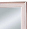 64 Inch Contemporary Style Wooden Frame Mirror Rose Pink By Casagear Home BM235460