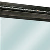 46 Inch Contemporary Style Wooden Mirror Metallic Gray By Casagear Home BM235480