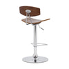 Saddle Seat Metal Barstool with Adjustable Height Brown By Casagear Home BM236368