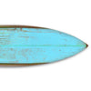 76 Inch Wooden Surfboard Wall Decor Blue and Brown - BM238290 By Casagear Home BM238290