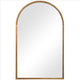 Accent Mirror | 39" | Arched Top | Metal Frame | Gold
