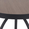 24 Inches Round Wooden Top Accent Table with Tripod Base Black By Casagear Home BM239421