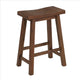 Counter Stool | Saddle Design | Wood | Grain Details | Brown
