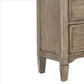 2 Drawer Wooden Nightstand with USB Slot Gray By Casagear Home BM240046