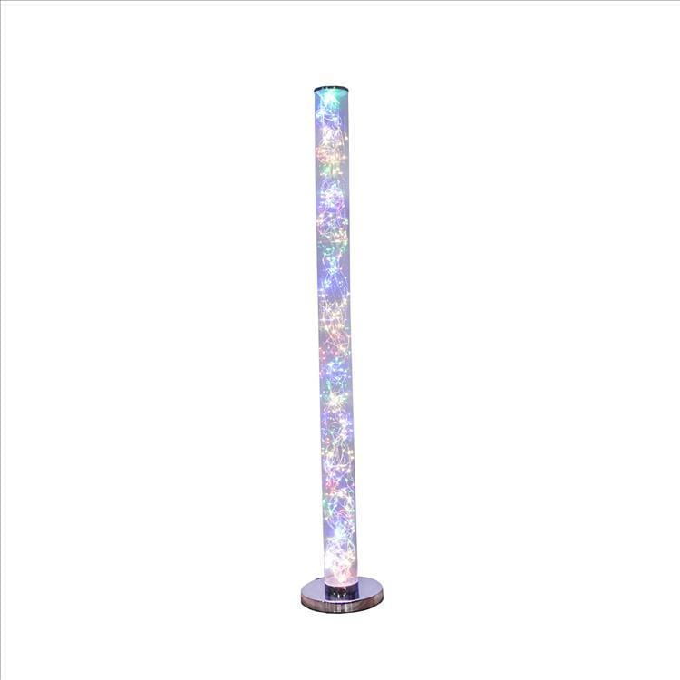 Floor Lamp | LED | Wireless Remote Control | Silver