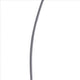 Floor LED Lamp with Metal Arched Design Brushed Silver By Casagear Home BM240345