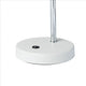 Table Lamp with Adjustable Goose Neck and Shade White By Casagear Home BM240380