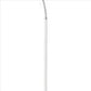 Floor Lamp with Adjustable and Bendable Gooseneck White By Casagear Home BM240393