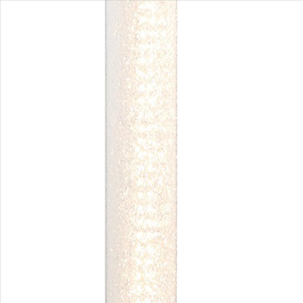 Column Style Floor Lamp with Sandrock Acrylic Tube Clear By Casagear Home BM240869