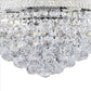 Crystal Ceiling Lamp with Chandelier Design Body Clear By Casagear Home BM240871