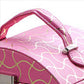 Travel Jewelry Case with 2 Drawer Storage and Wavy Textured Pattern Pink By Casagear Home BM240928