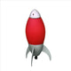 Kid Table Lamp | Rocket Design | Red