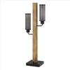 Lennox Table Lamp | 2 Mesh Shades | 13" | Brown | Black