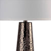 Table Lamp with Hammered Metal Base Set of 2 Bronze By Casagear Home BM241946