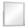 Mira Mirror | Wood Frame | Grain Details | White