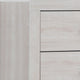 Chest with 5 Drawers and Metal Bar Pulls White By Casagear Home BM242655