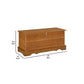 Chest with Molded Details and Lift Top Hidden Storage Brown By Casagear Home BM242722