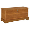 Chest with Molded Details and Lift Top Hidden Storage, Brown By Casagear Home