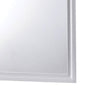 Wall Mirror with Molded Wooden Frame White By Casagear Home BM245807