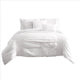 Veria 4 Piece Twin Comforter Set | Ruching Details | White