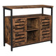 Liora Sideboard | 2 Louvered Doors | Adjustable Shelves | Brown