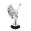 Liora Table Decor | Resin Eagle | Block Base | Silver