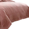 Veria 4 Piece King Quilt Set with Polka Dots The Urban Port Pink By Casagear Home BM250015