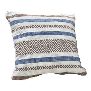 Veria Decorative Pillow Cover with Geometric Design The Urban Port, Multicolor By Casagear Home