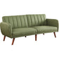 Fabric Upholstered Adjustable Sofa By Casagear Home