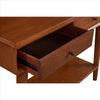 Console Table with 2 Drawers and Angled Legs Brown By Casagear Home BM261864