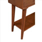 Console Table with 2 Drawers and Angled Legs Brown By Casagear Home BM261864