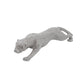 Ceramic Table Decor with Textured Leopard Silver By Casagear Home BM266284