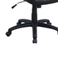 Office Chair with Curved Cut Out Padded Back Black By Casagear Home BM266485