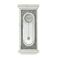 Wall Clock with Mirror Trim and Molded Design, Silver By Casagear Home