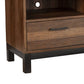 TV Console with 3 Drawers and 3 Compartments Rustic Brown By Casagear Home BM269169