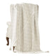 Veria Throw Blanket | 60 x 70 | Diamond Pattern | Off White