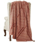 Veria 60 x 70 Cotton Throw with Diamond Pattern, Brown By Casagear Home