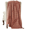 Veria 60 x 70 Cotton Throw with Diamond Pattern, Brown By Casagear Home