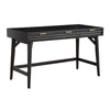 Preston Writing Desk | 3 Drawers | Wood Frame | Black