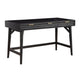 Preston Writing Desk | 3 Drawers | Wood Frame | Black
