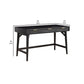Writing Desk with 3 Drawers and Wooden Frame Black By Casagear Home BM269320