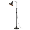 Preston Floor Lamp | 47" | Adjustable | Tapered Shade | Black