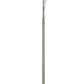 72 Inch Arched Floor Lamp with 5 Branched LED Lights Silver By Casagear Home BM271951