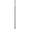 72 Inch Arched Floor Lamp with 5 Branched LED Lights Silver By Casagear Home BM271951