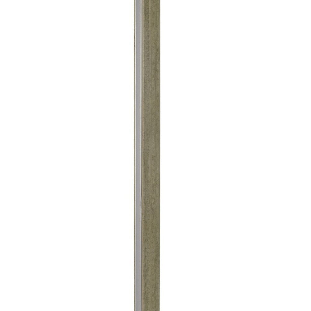 61 Inch Wood Floor Lamp Dimming LED Column Brown By Casagear Home BM271958