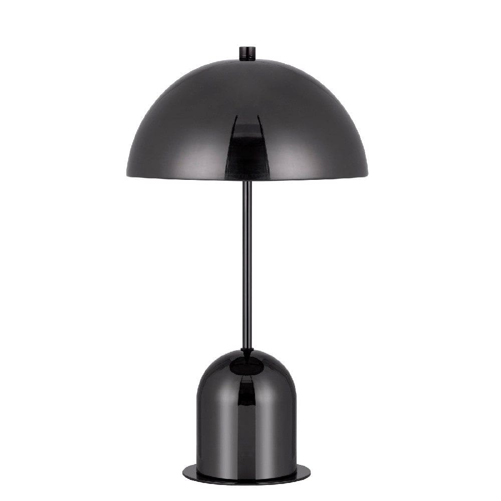 Nova Table Lamp | 20" | Dome Shade | Metal | Black