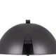 20 Inch Metal Accent Table Lamp Dome Shade Black By Casagear Home BM271963